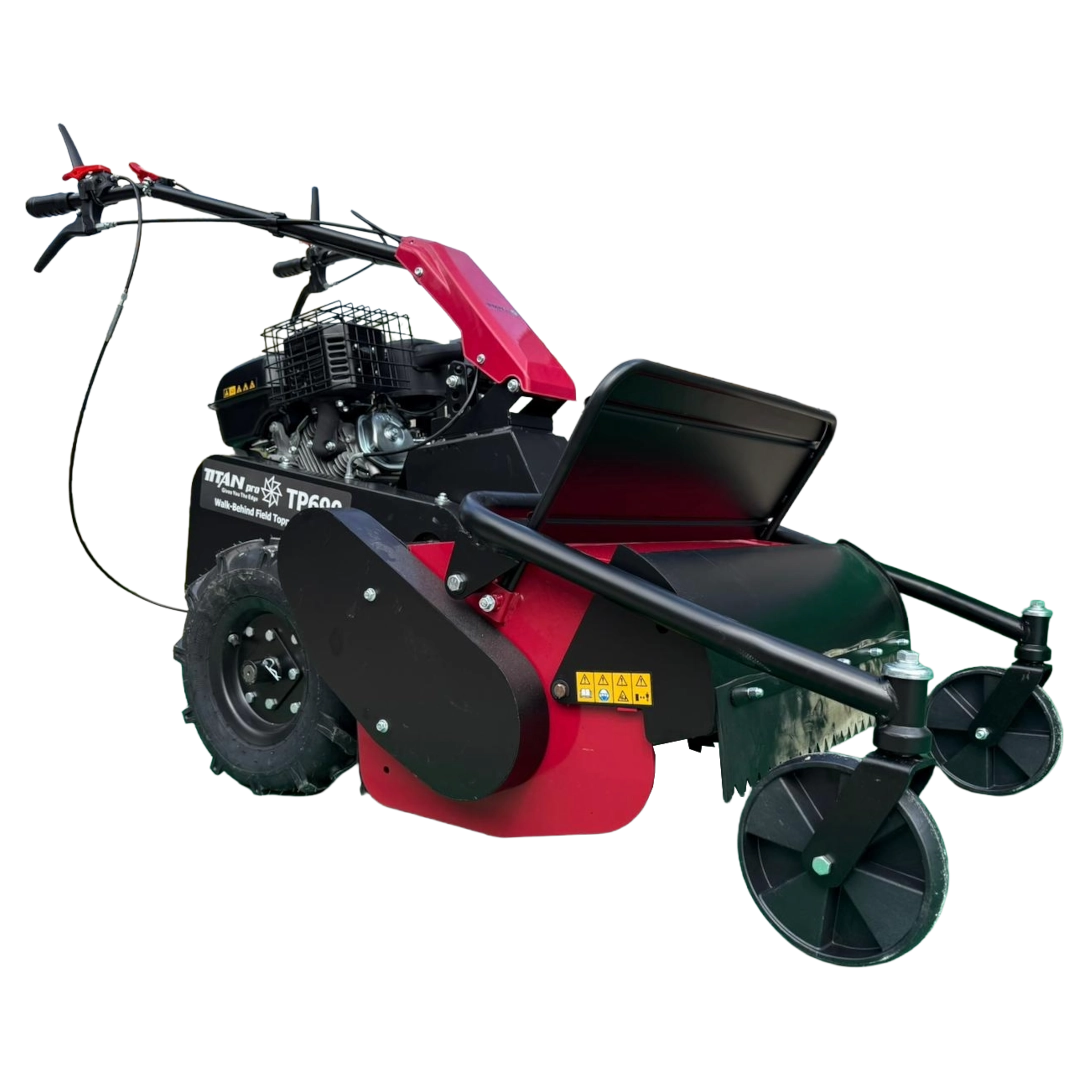 Order a The Titan Pro TP690 topper mower delivers powerful, precise, and efficient waste clearing with a 690mm cut and 6.3kW engine.